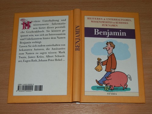 Styria namensbuch benjamin - namensbuch,