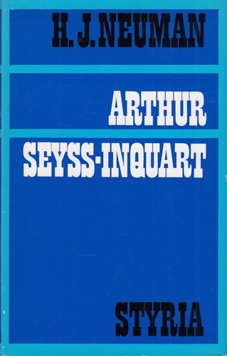 Buch arthur seyß - arthur, seyß-inquart